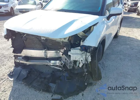 2022 Toyota Highlander Le z USA, uszkodzony, nr VIN 5TDBZRBH3NS200123